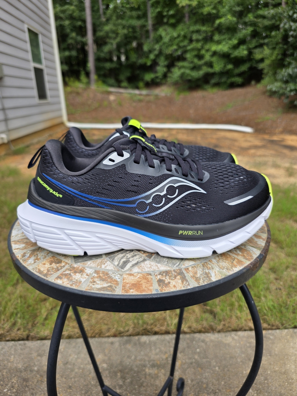 Saucony Guide 18 S20998-285 Black/Lapis Running Shoes Men's Size 8.5 Worn 2x